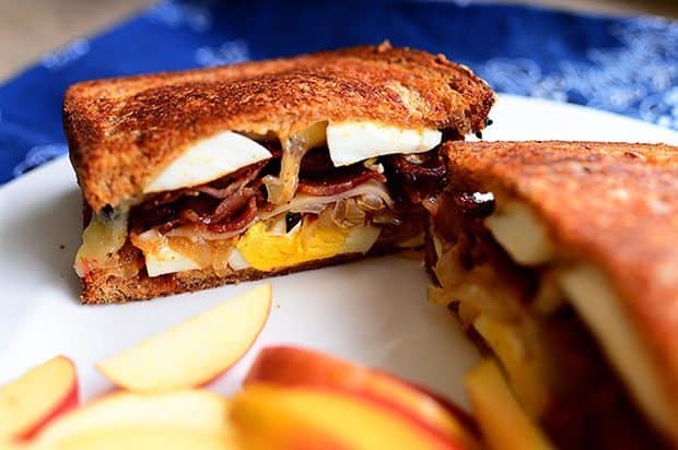 Apple , Egg and Cheese Grilled Cheese | Blue Mountain Belle