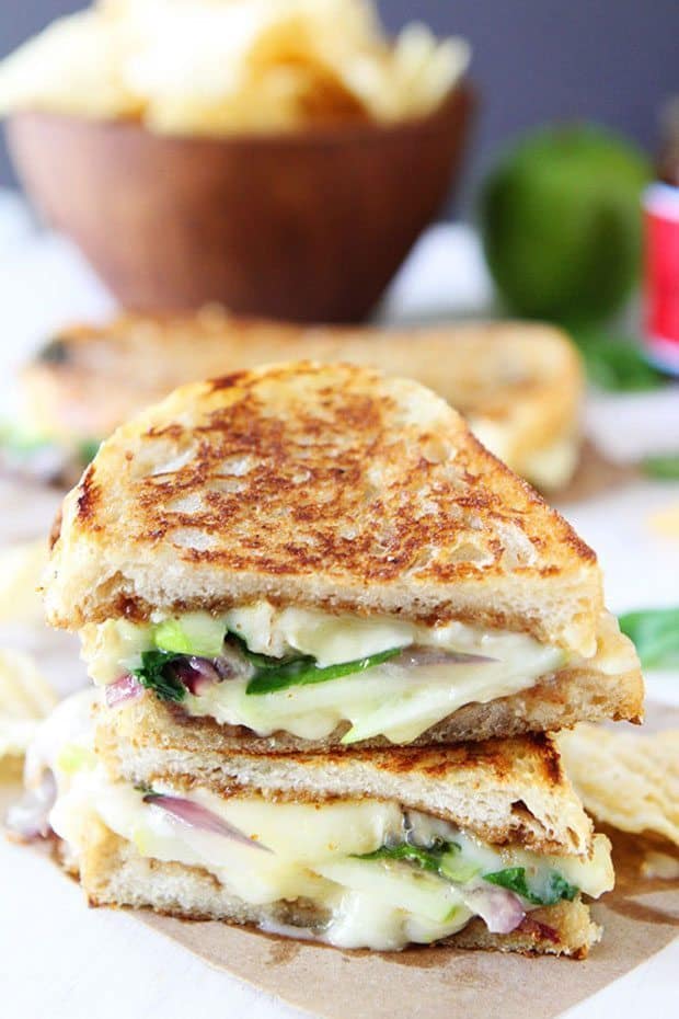 Brie, Fig, and Apple Grilled Cheese | Blue Mountain Belle