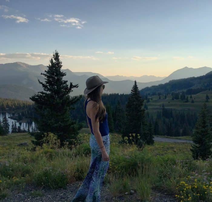 Watercolor skirts and Sunsets, Crested Butte Colorado | Blue Mountain Belle