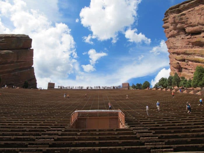 Red Rocks Seating Chart View