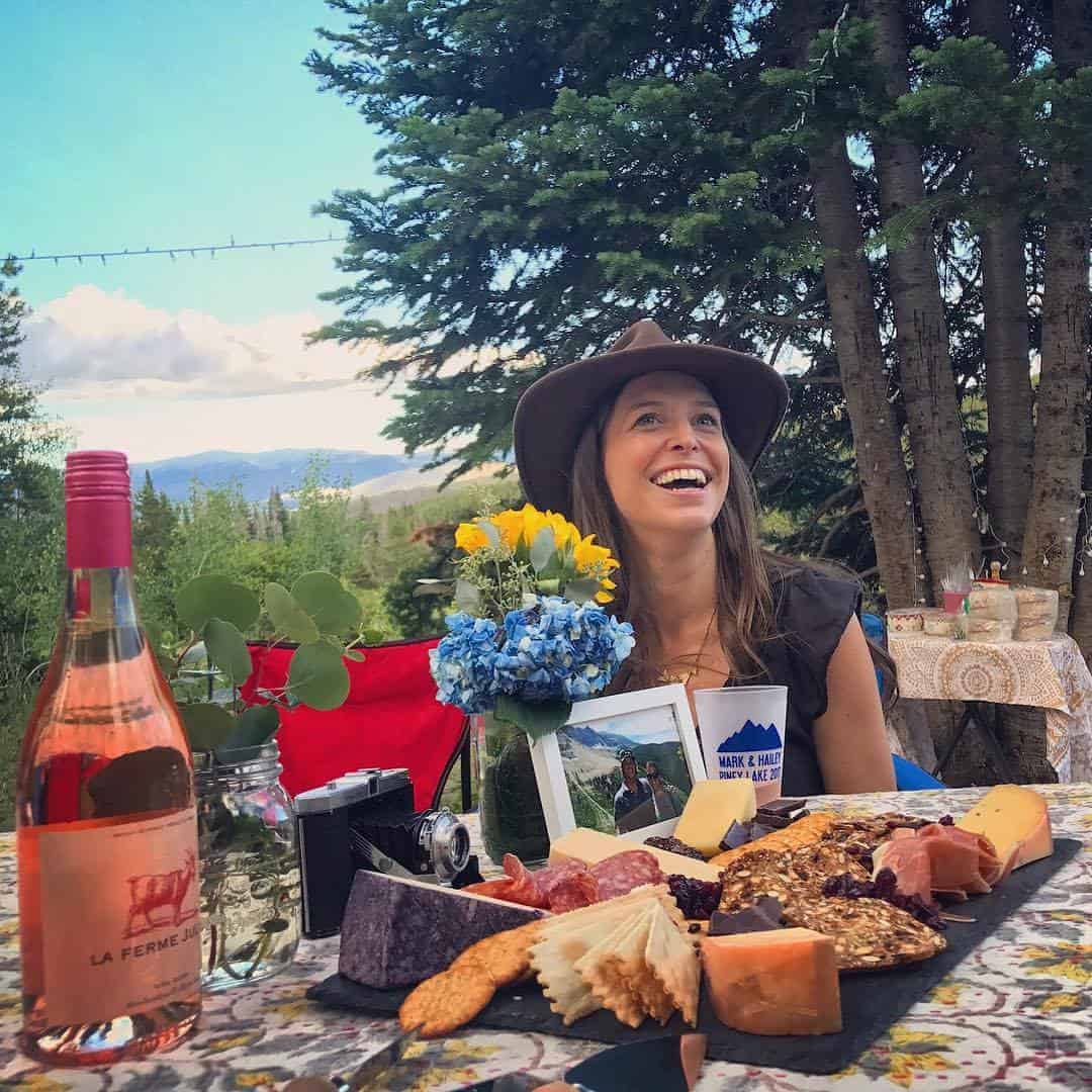 Cheese plate camping