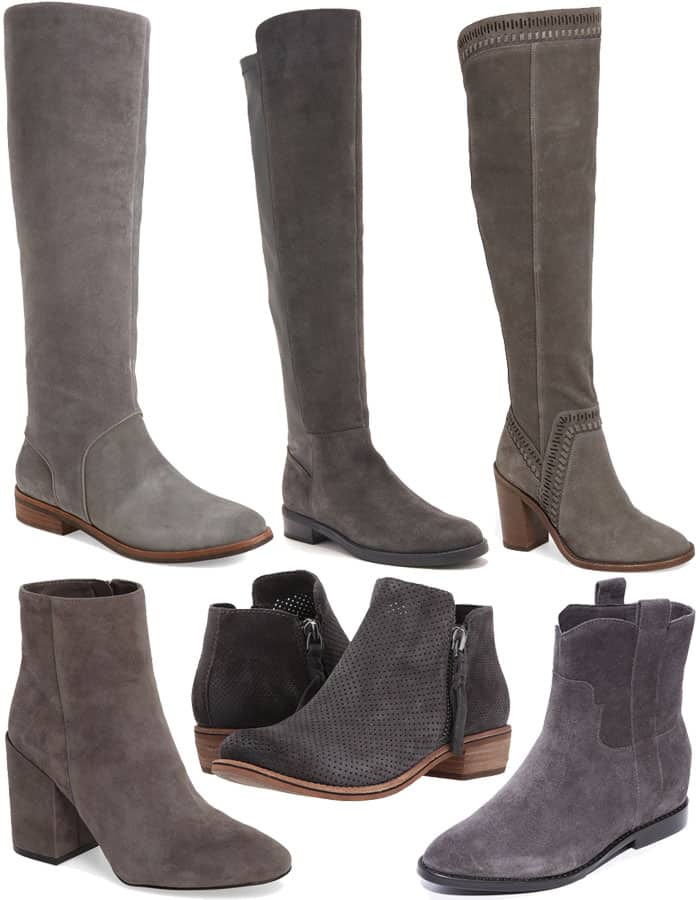 Gray Boots for Fall