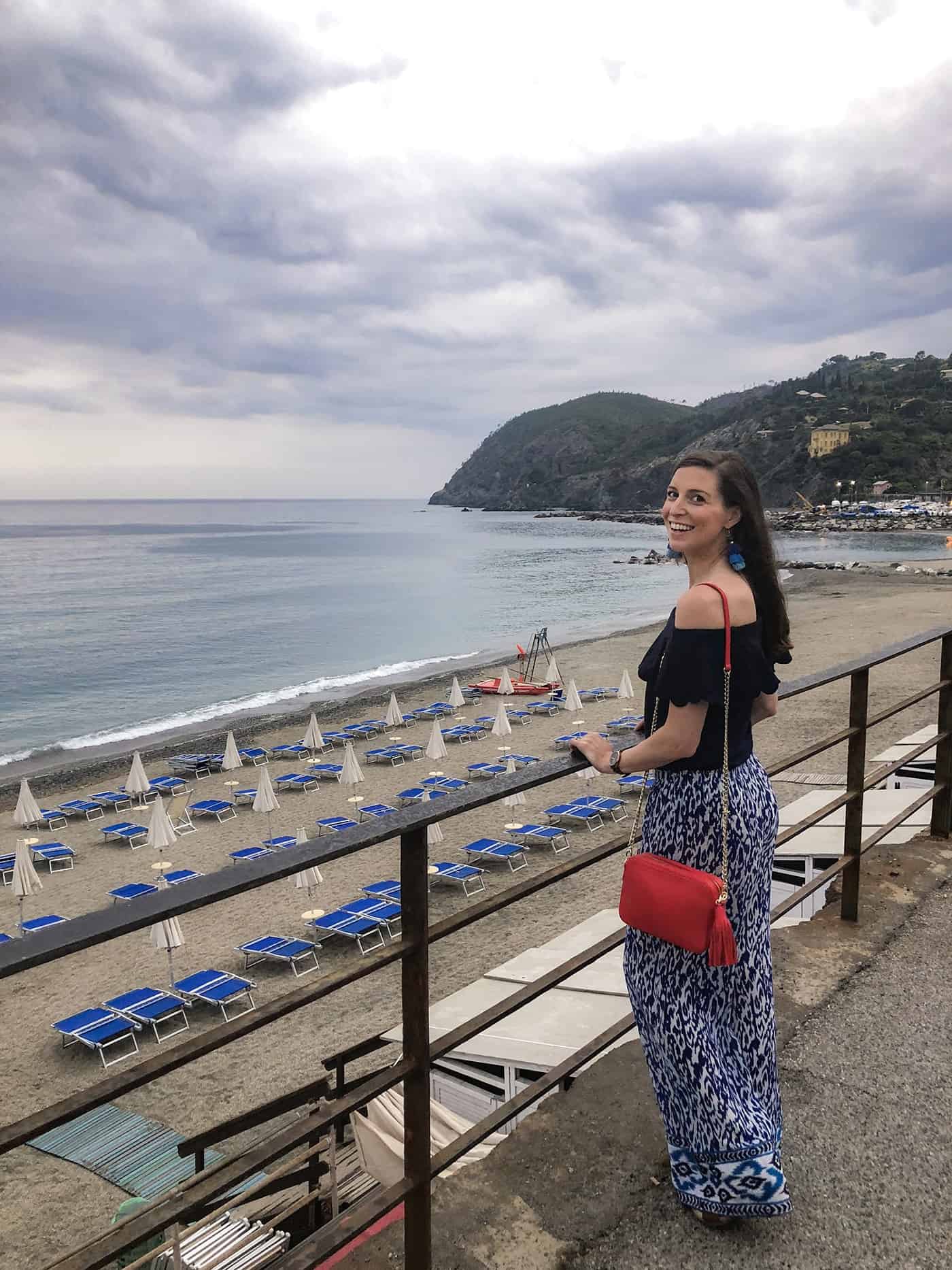 Blue Palazzo Pants in Levento, Italy | Blue Mountain Belle