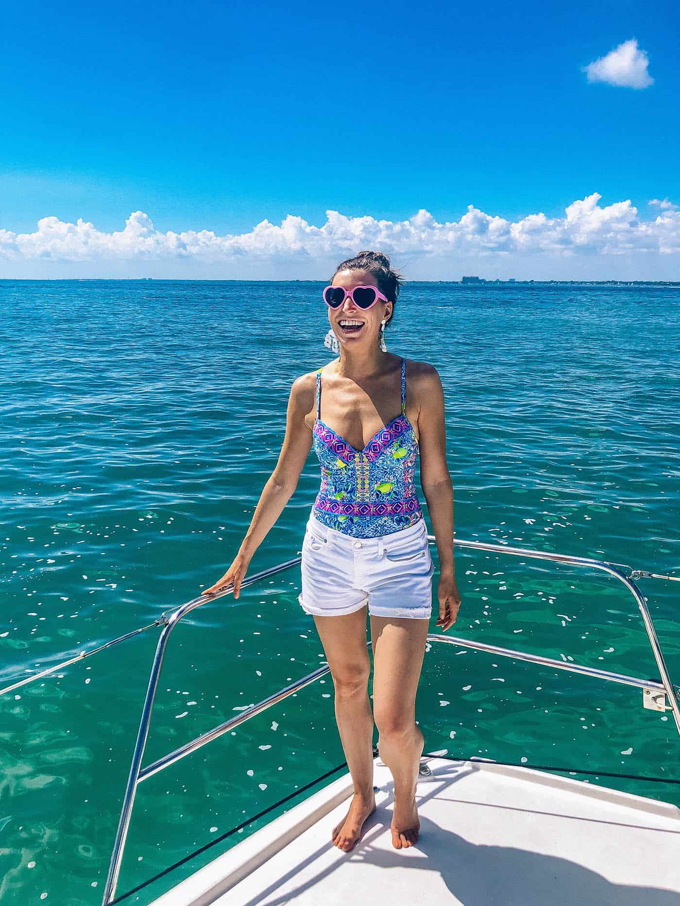 Blue Mountain Belle in Lilly Pulitzer One Piece in Miami