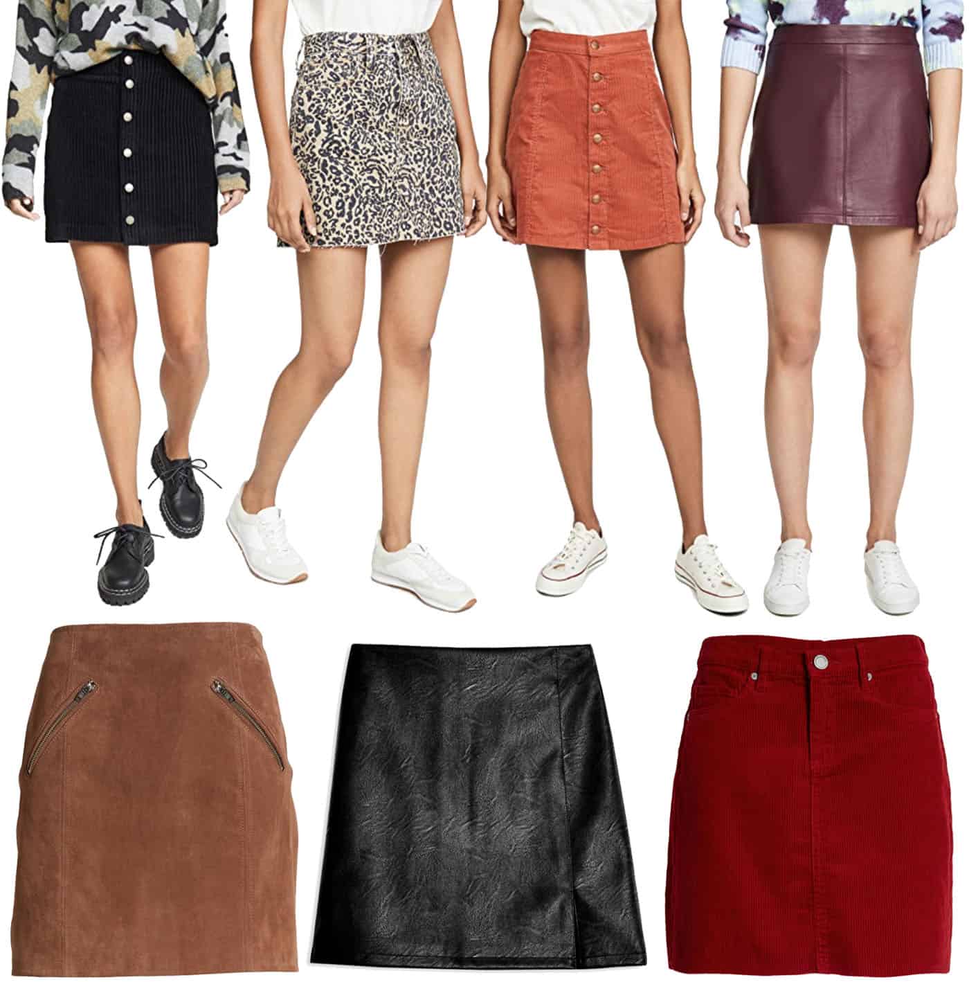 Fall Mini Skirt Trend