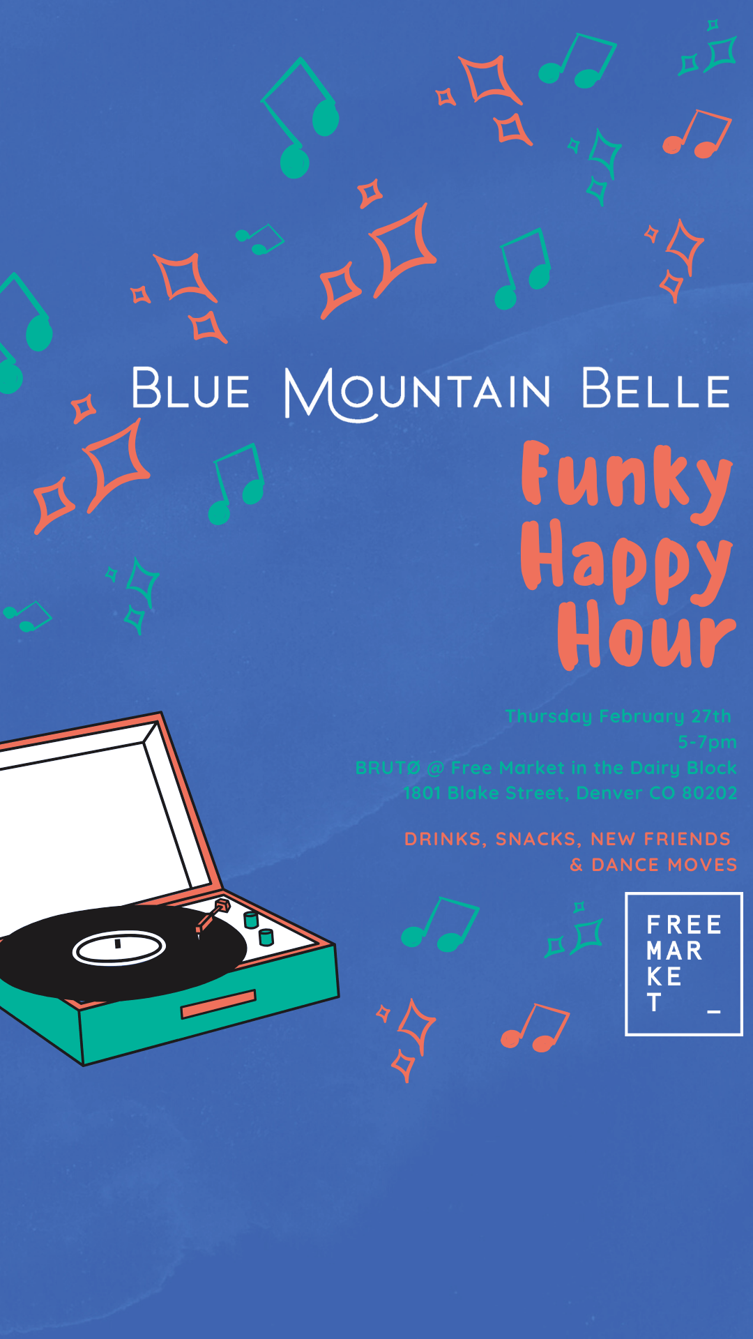 BMB Funky Happy Hour @ BRUTO in Free Market