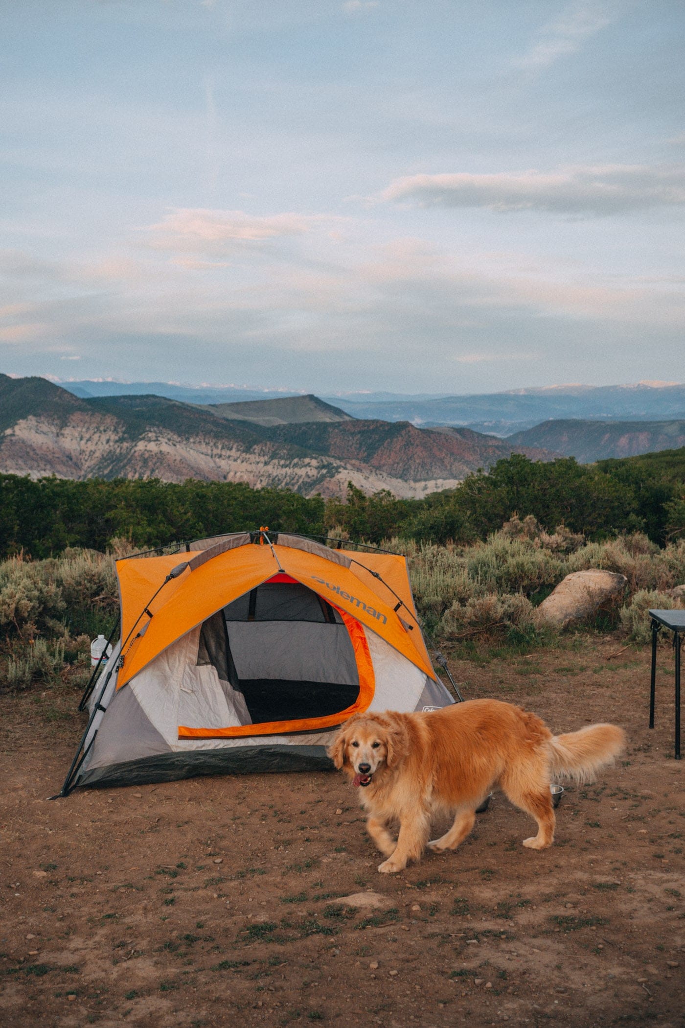 Camping on Coffee Pot Springs Road, Colorado