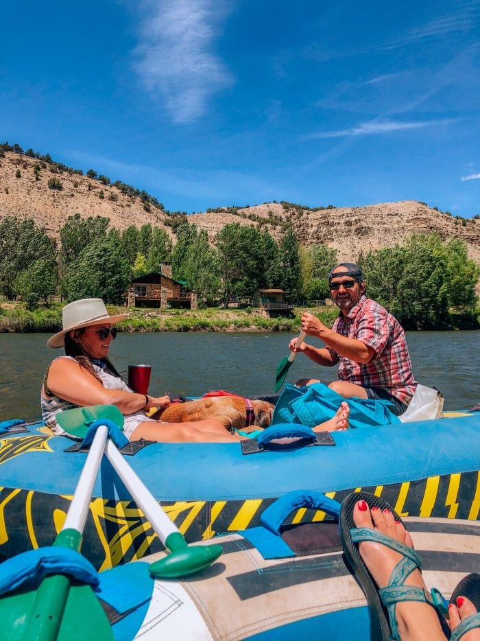 Turtle Tubing on the Colorado River