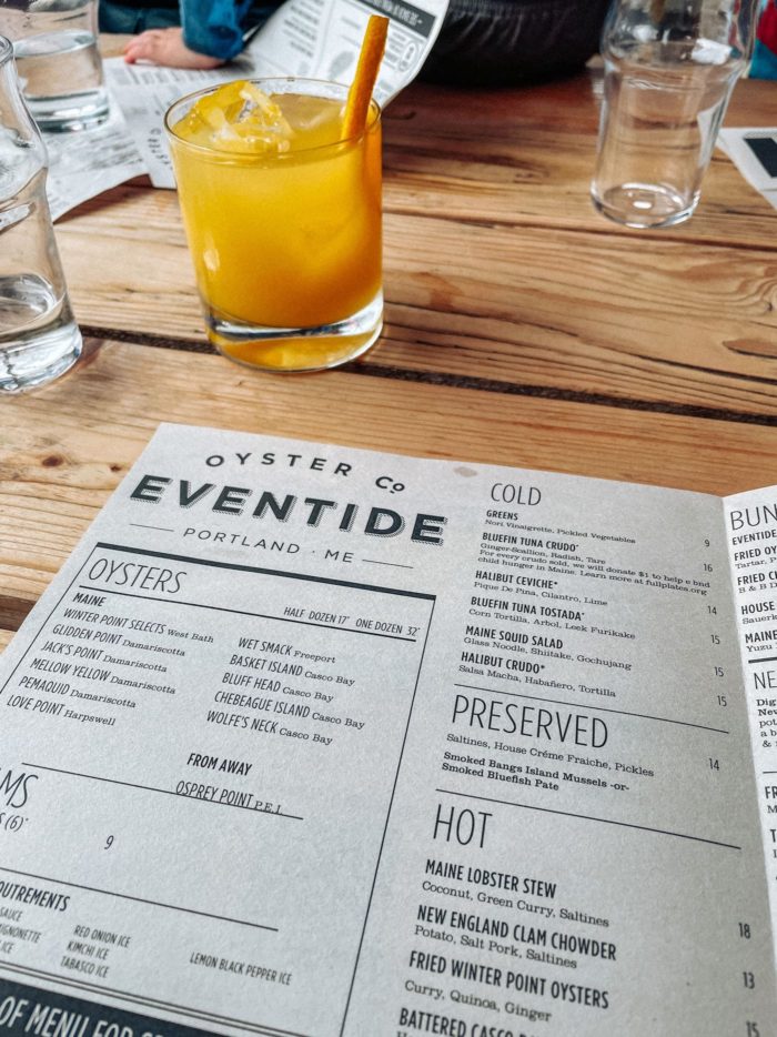 Eventide Oyster Co, Portland Maine